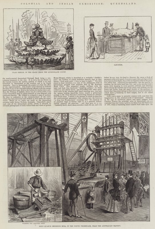 Kolonial- und Indische Ausstellung, Queensland von S.T. Dadd