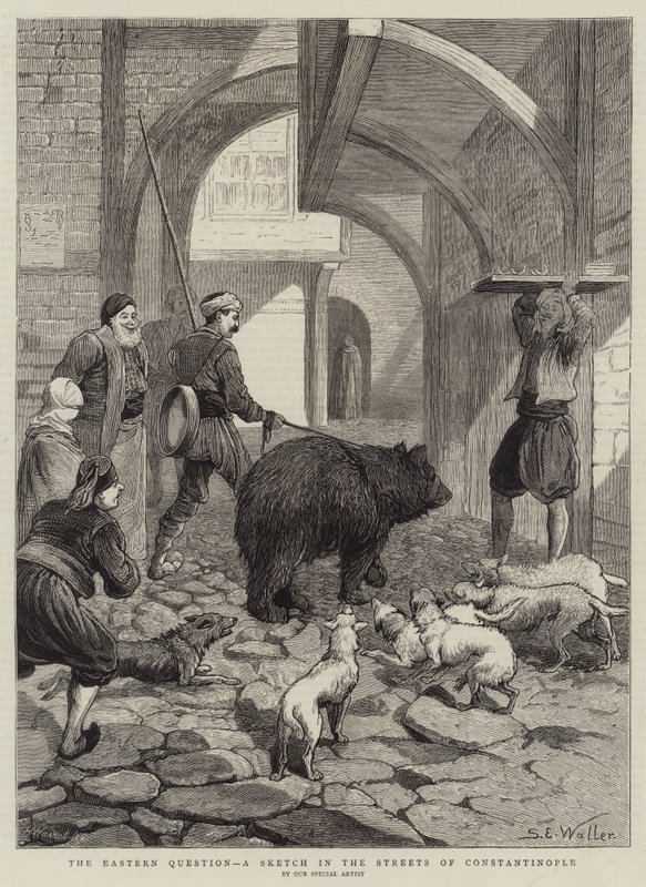 Die östliche Frage, eine Skizze in den Straßen von Konstantinopel von Samuel Edmund Waller
