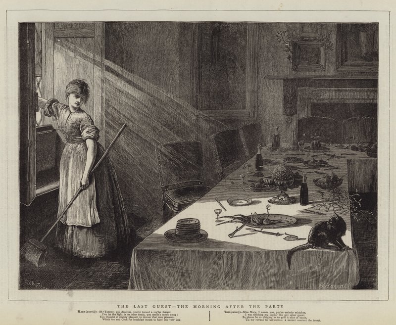 Der letzte Gast, der Morgen nach der Party von Samuel Edmund Waller
