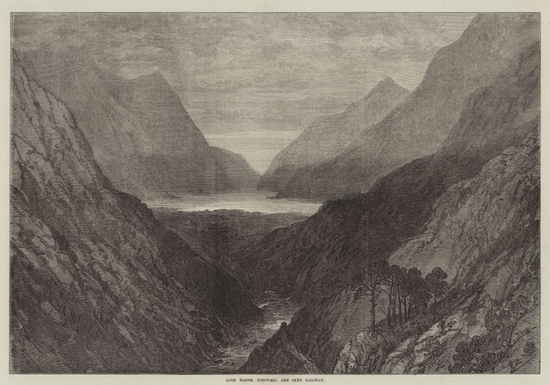 Loch Maree, Dingwall und Skye Eisenbahn von Samuel Read