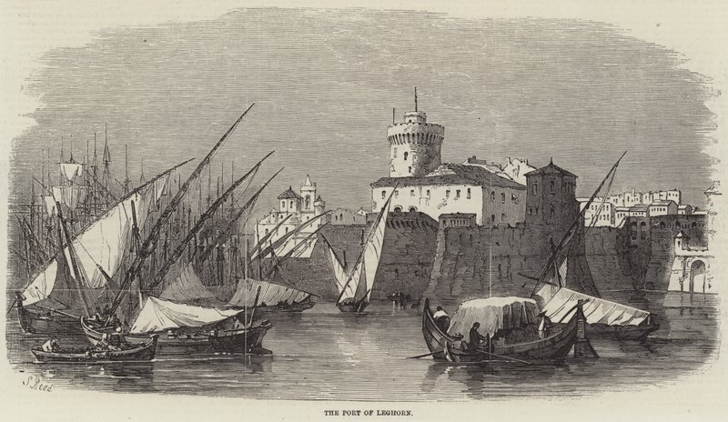 Der Hafen von Livorno von Samuel Read