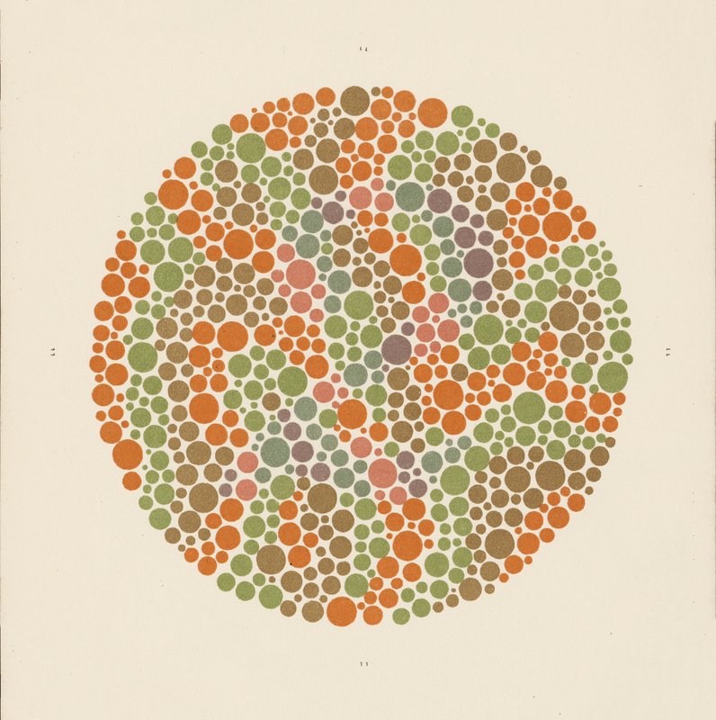 Ishihara-Farbtest zur Erkennung von Farbenblindheit von School Japanese