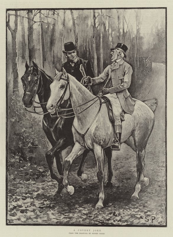 Ein versteckter Witz von Sidney Paget