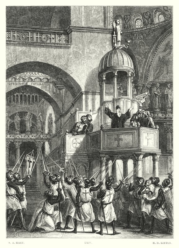 Lord Byrons Childe Harold, Canto IV, Strophe 12 von Solomon Alexander Hart