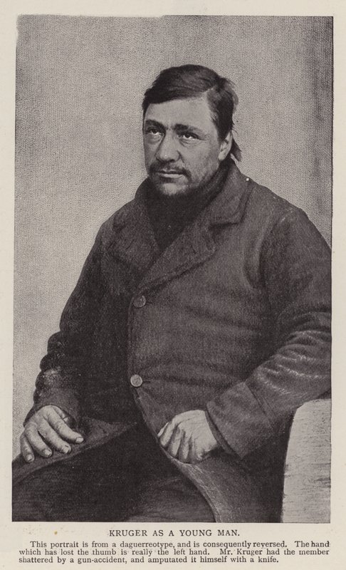 Kruger als junger Mann von South African Photographer