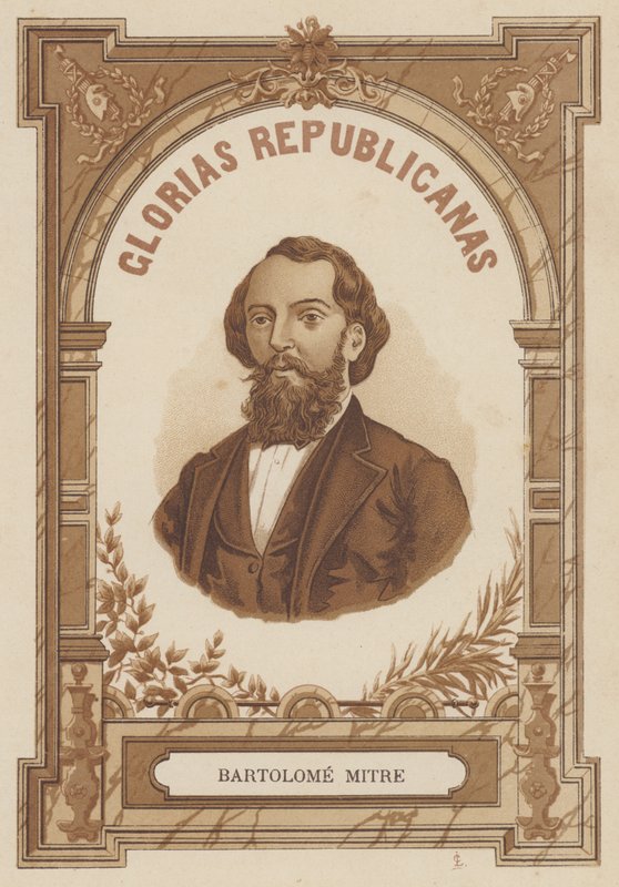 Bartolome Mitre, argentinischer Politiker, Soldat und Autor von Spanish School