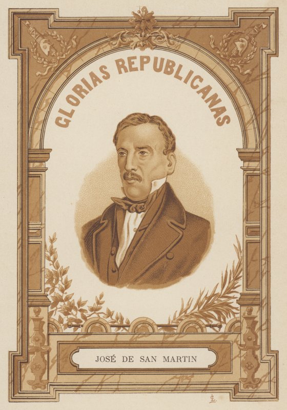 Jose de San Martin, argentinischer General von Spanish School