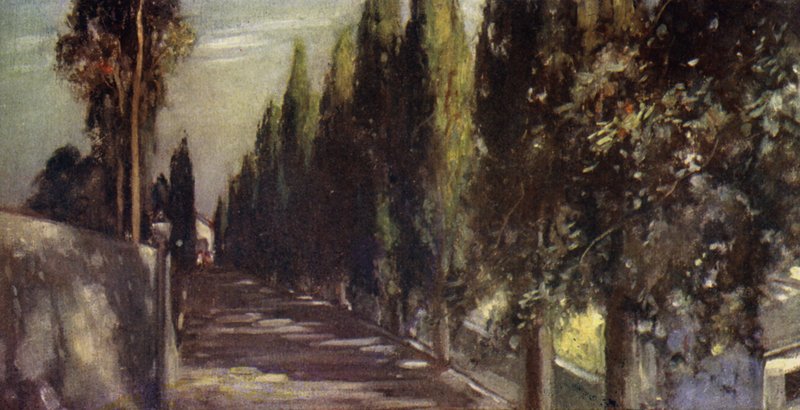 Die Allee der Begegnung, San Miniato von Stephen Reid