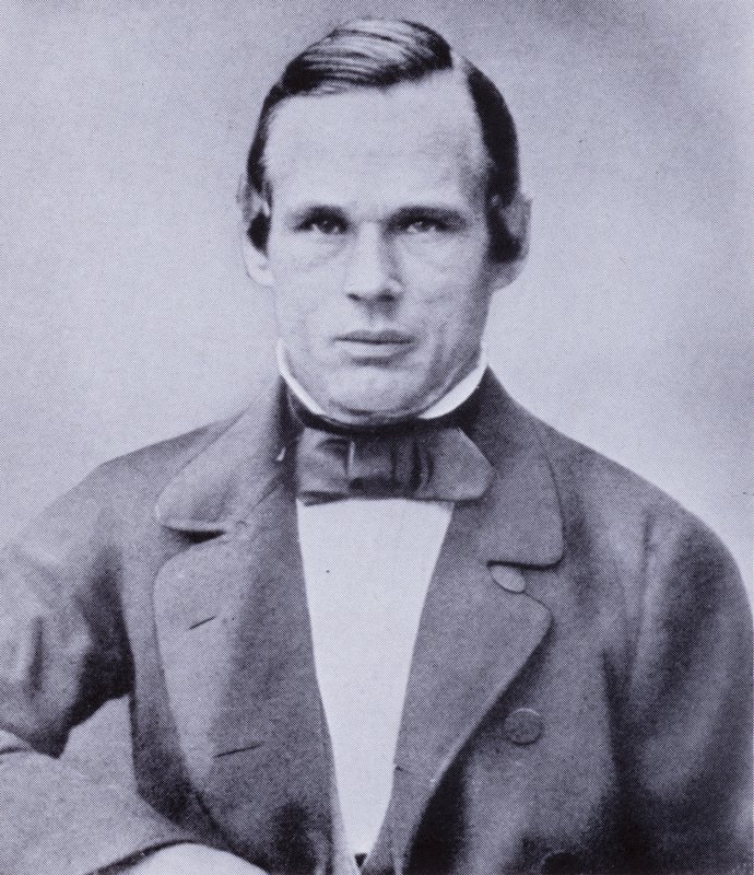 Anders Jonas Ångström, schwedischer Physiker und Astronom, bedeutend in der Entwicklung der Spektroskopie (s/w Foto) von Swedish Photographer