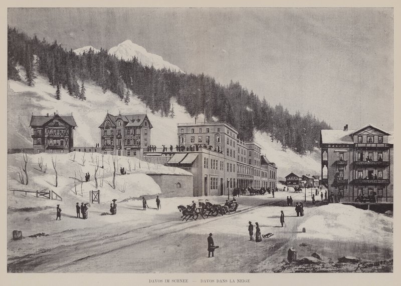 Davos im Schnee von Swiss School