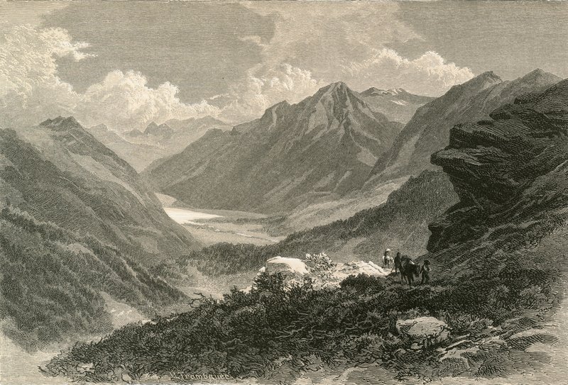 Szene im Puschlavtal, Südbünden von Swiss School