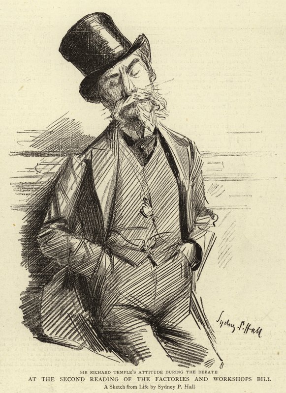 Bei der zweiten Lesung des Fabrik- und Werkstättengesetzes von Sydney Prior Hall