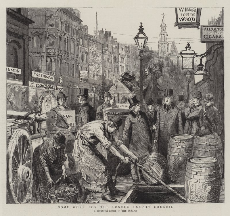 Einige Arbeiten für den Londoner Stadtrat von Sydney Prior Hall