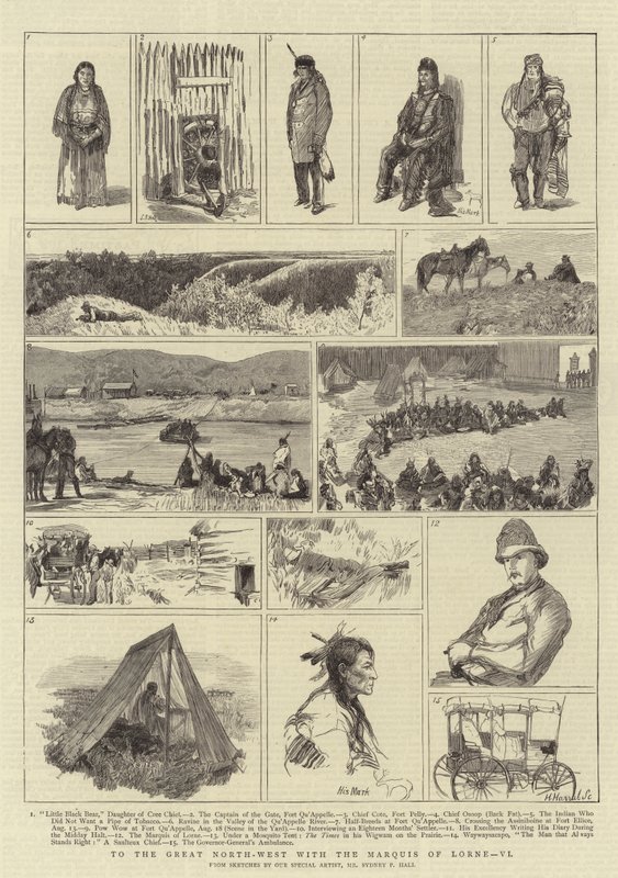Zum großen Nordwesten mit dem Marquis von Lorne, VI von Sydney Prior Hall