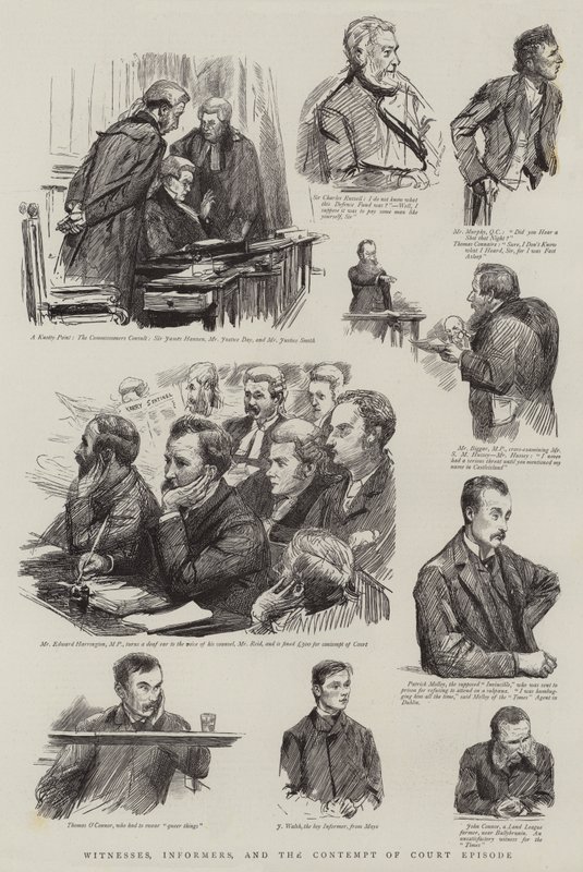 Zeugen, Informanten und die Missachtung des Gerichts von Sydney Prior Hall