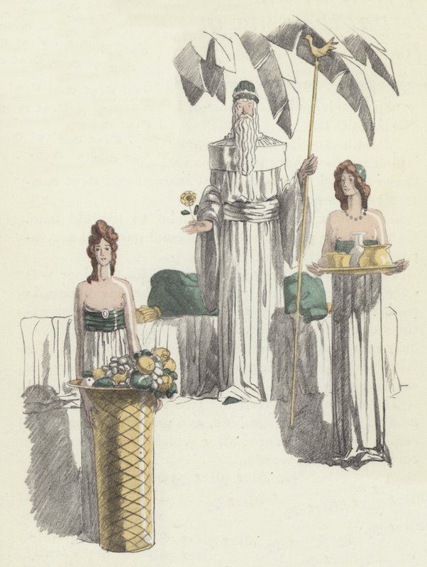 Illustration für Voltaires Candide von Sylvain Sauvage