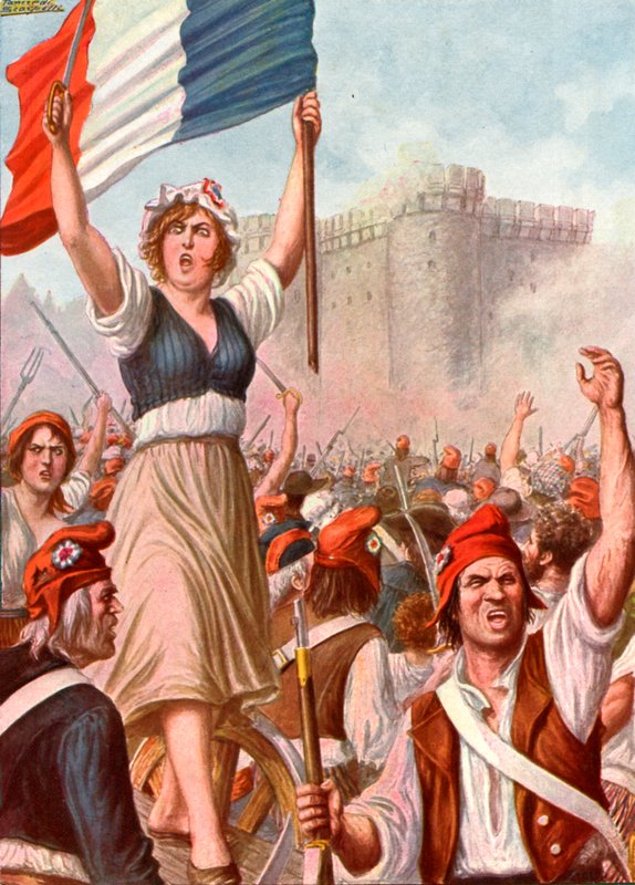Französische Revolution - Die Erstürmung der Bastille von Tancredi Scarpelli