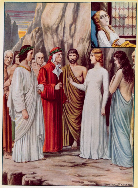 Illustration für Dantes Göttliche Komödie von Tancredi Scarpelli