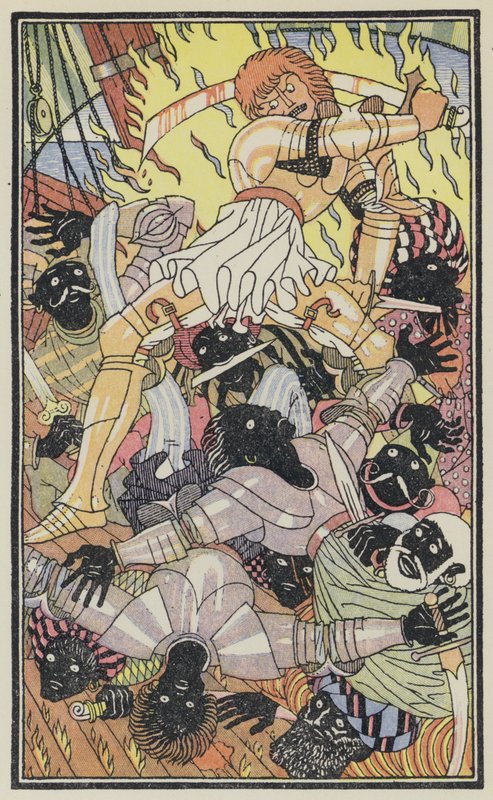 Illustration für Das Dekameron von Boccaccio von Thomas Derrick