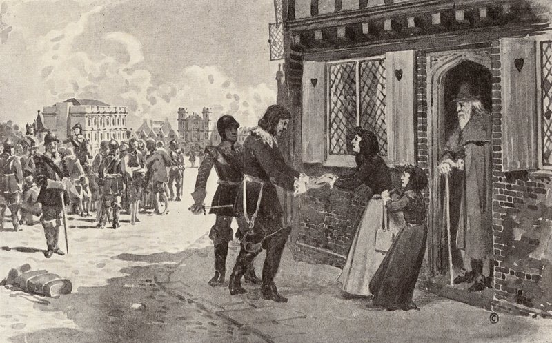 Sir Richard Fanshawe als Gefangener am Charing Cross von Thomas Hamilton Crawford