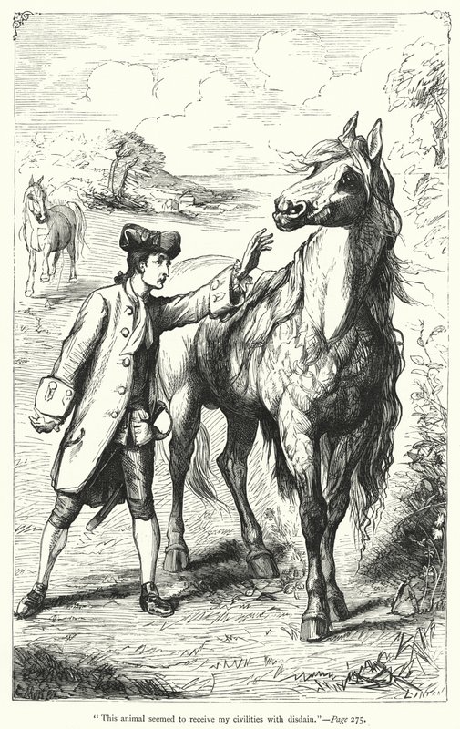 Illustration für Gullivers Reisen von Jonathan Swift von Thomas Morten