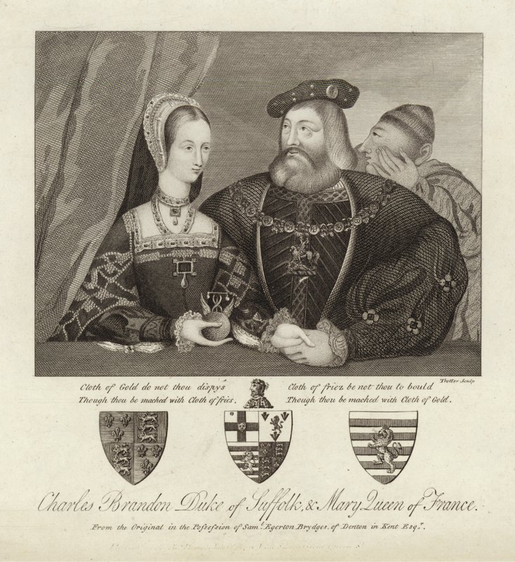 Charles Brandon, Herzog von Suffolk und Maria, Königin von Frankreich von Thomas Trotter