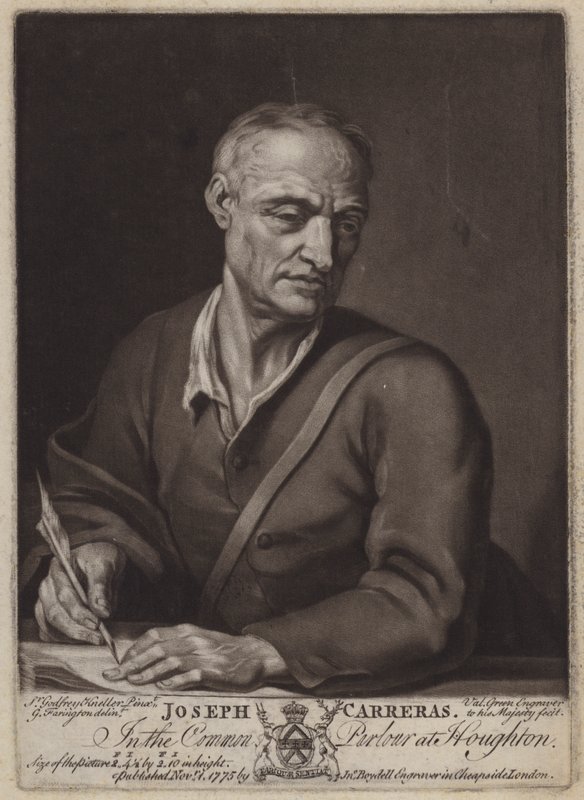 Joseph Carreras, Dichter und Kaplan von Catherine of Braganza von Valentine Green