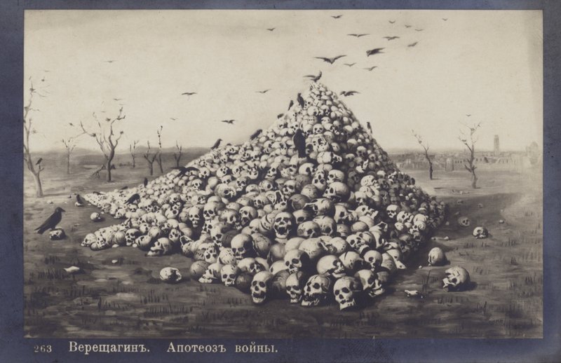 Die Apotheose des Krieges, 1871 von Vasili Vasilievich Vereshchagin
