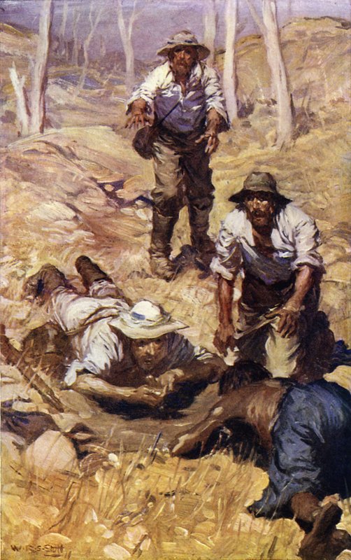 Kapitän Grey und seine Gruppe finden Wasser von W.R.S. (after) Stott