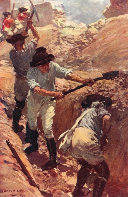 Clive in den Schützengräben von Arcot von W.R.S. (after) Stott