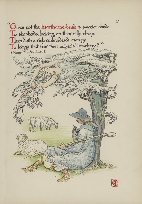 Blumen aus Shakespeares Garten von Walter Crane