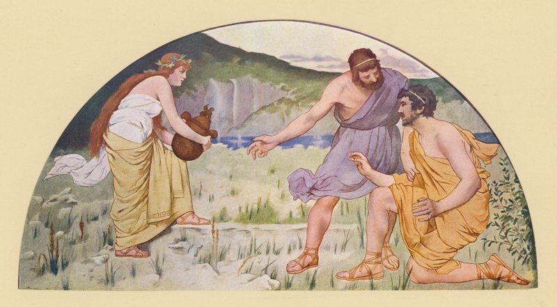 Prometheus warnt Epimetheus vor Pandora von Walter MacEwen