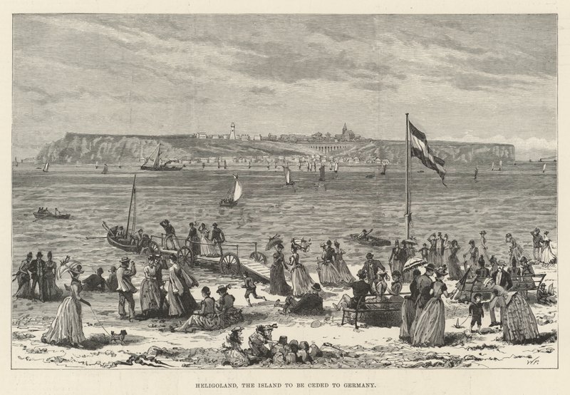 Helgoland, die Insel, die an Deutschland abgetreten werden soll von Walter Paget