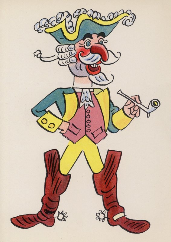 Figuren aus Kinderbüchern: Baron Münchhausen von Walter Trier