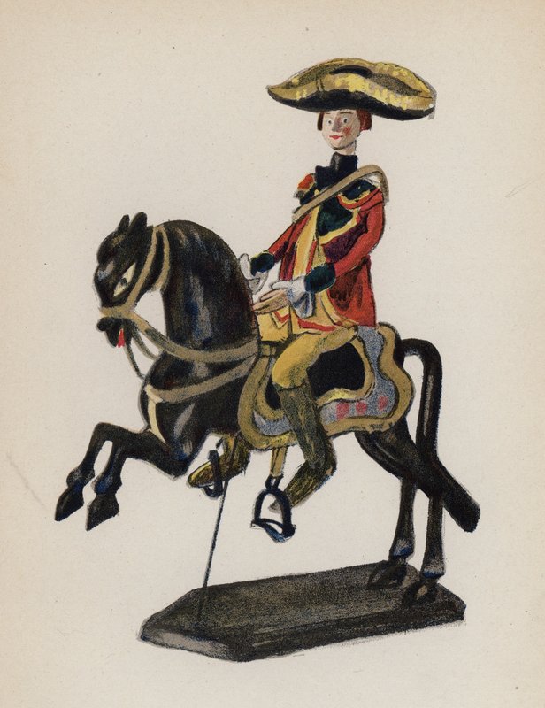 Altes Spielzeug gemalt von Walter Trier von Walter Trier