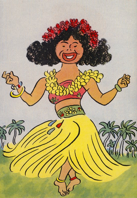 Walter Triers verrückte Kostüme: Hawaii von Walter Trier