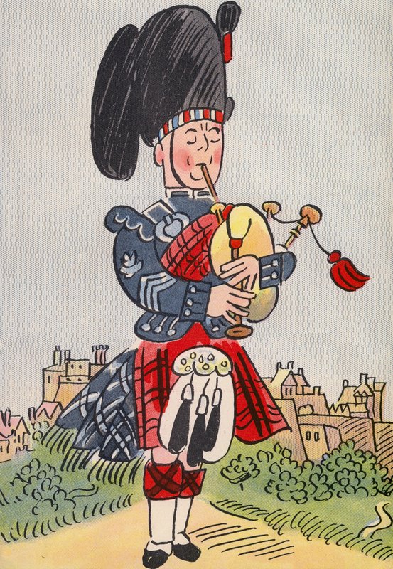 Walter Triers verrückte Kostüme: Schottland von Walter Trier