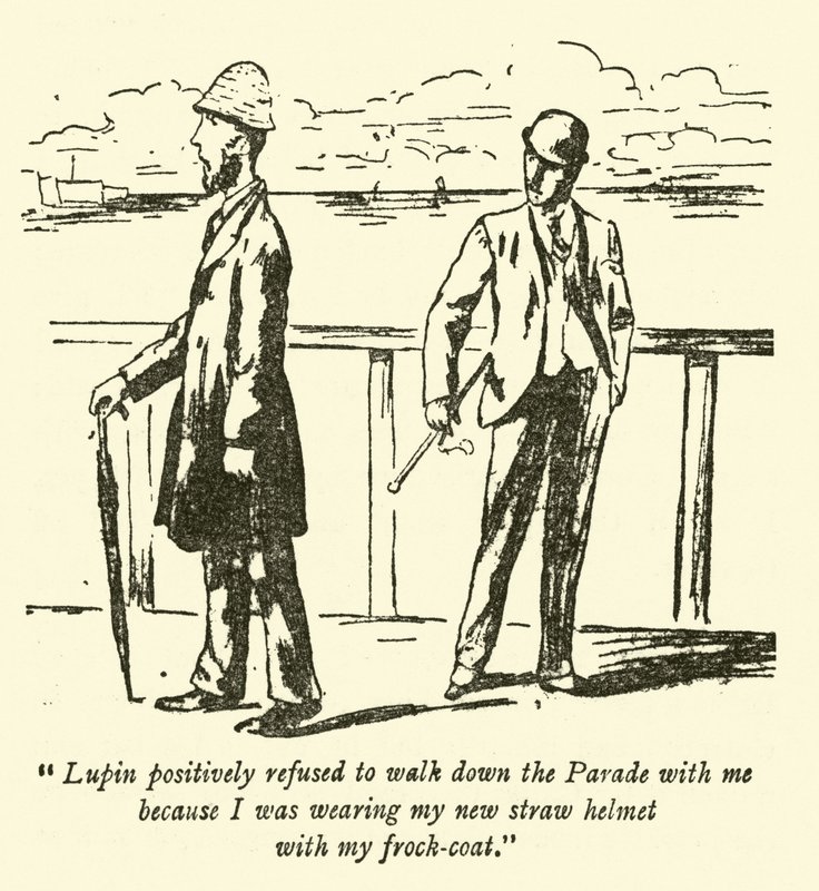 Lupin weigerte sich entschieden, mit mir die Parade entlangzugehen, weil ich meinen neuen Strohhut mit meinem Gehrock trug von Weedon Grossmith