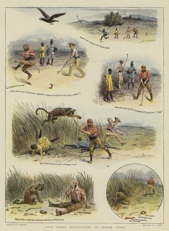Golf unter schwierigen Bedingungen auf indischen Plätzen von William Ralston