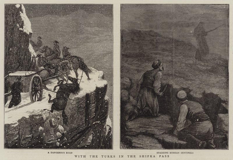 Mit den Türken im Shipka-Pass von William Ralston
