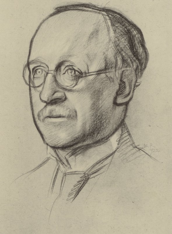 Sir Edwin Lutyens, RA (Lithografie) von William (after) Rothenstein
