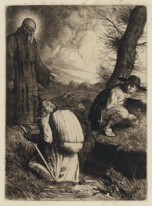 Bunyans Pilgerreise: Der Sumpf der Verzweiflung von William (after) Strang