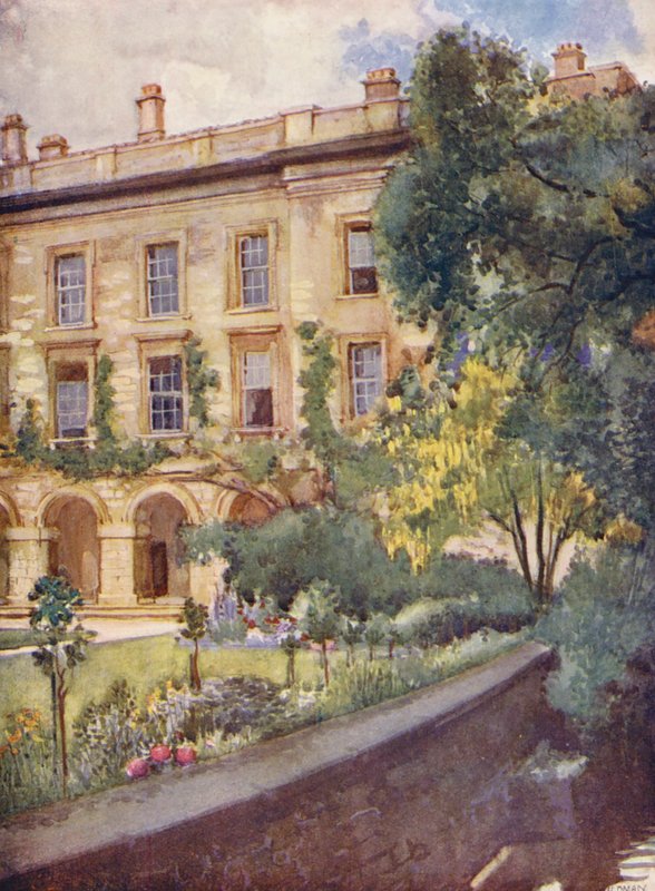 Magdalen College Neue Gebäude neben Magdalen Hainen von William Ainsworth Wildman