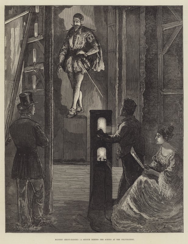 Moderne Geisterbeschwörung, eine Skizze hinter den Kulissen im Polytechnikum von William Bazett Murray