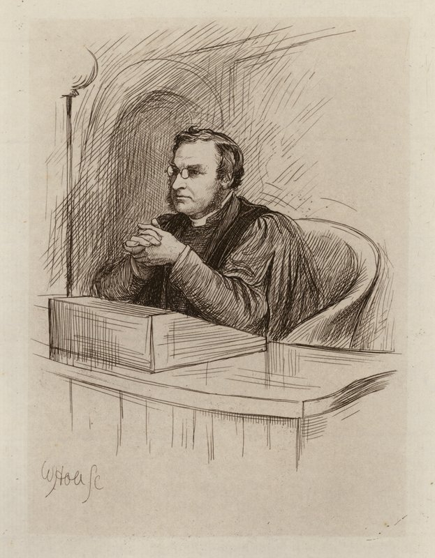 Archibald Hamilton Charteris, Professor für biblische Kritik und biblische Altertümer von William Brassey (after) Hole