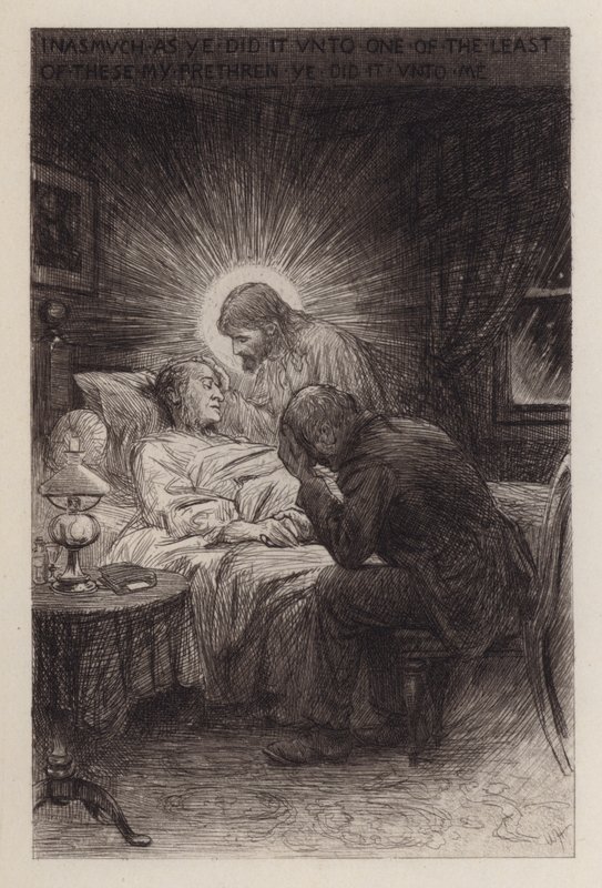 Tod und Leben von William Brassey (after) Hole