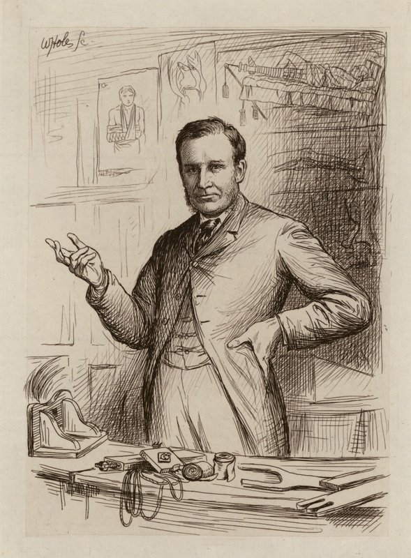 John Chiene, Professor der Chirurgie (Stich) von William Brassey (after) Hole
