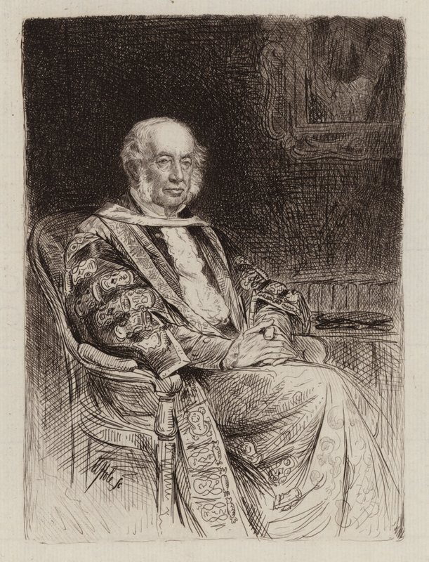 John Inglis von Glencorse, Lord Justice General von Schottland, Kanzler (Gravur) von William Brassey (after) Hole