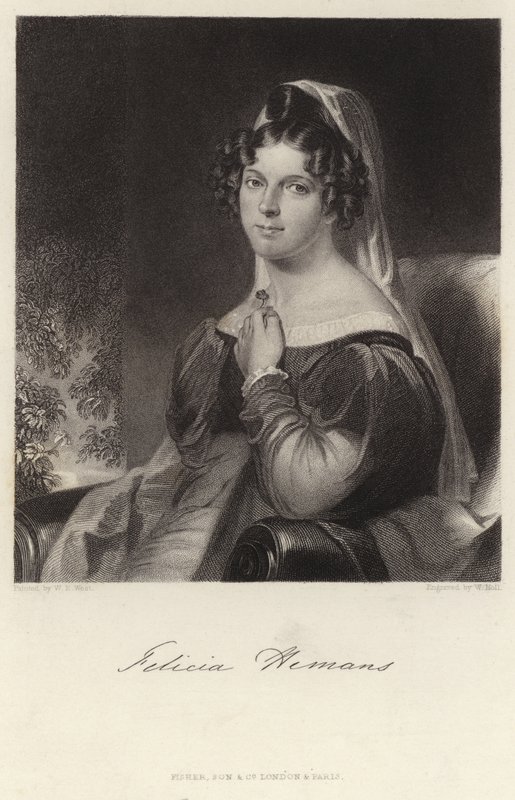 Felicia Hemans von William Edward West