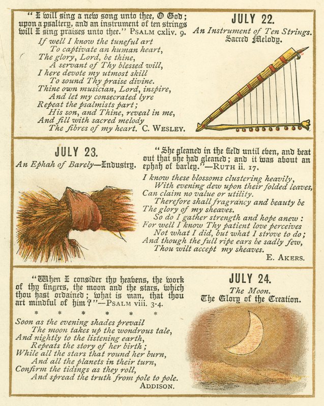 Seite aus dem Bibel-Emblem-Jubiläumsbuch von William Foster